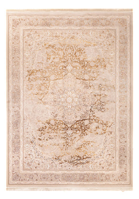 Orientalsk vævet tæppe - 350 x 250 cm - beige