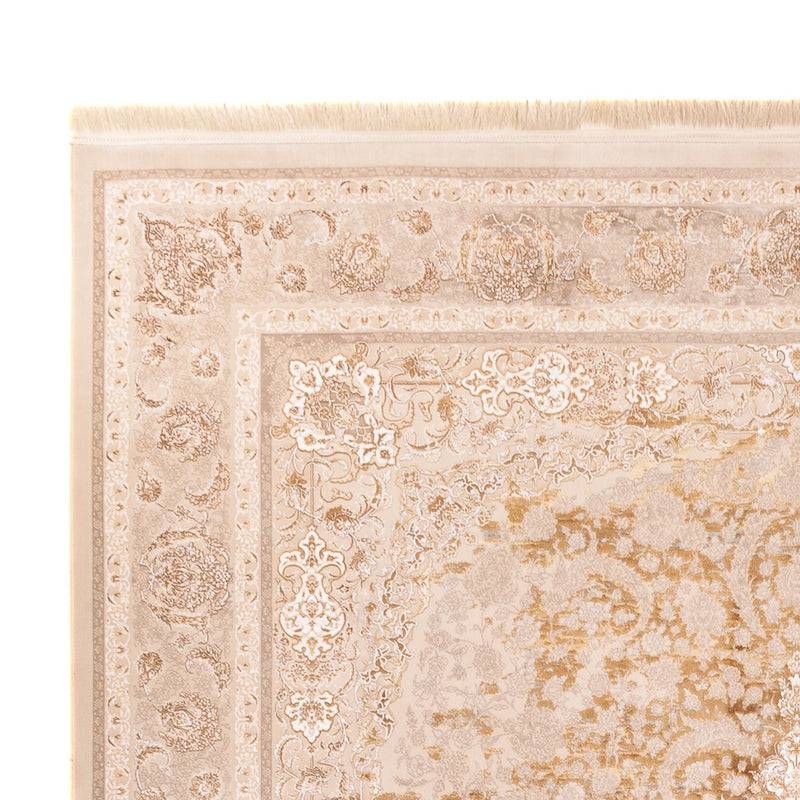 Orientalsk vævet tæppe - 350 x 250 cm - beige