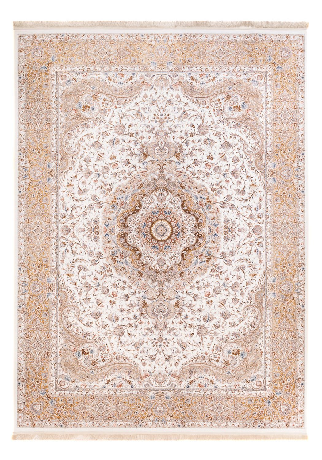 Orientalsk vævet tæppe - 350 x 250 cm - beige