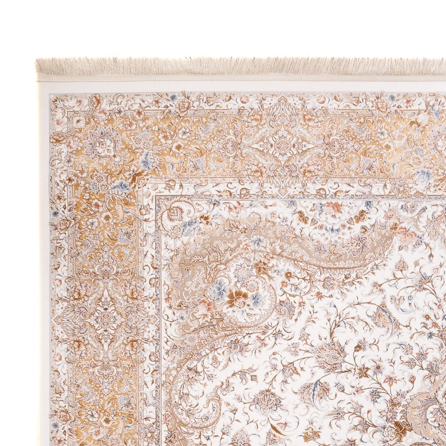 Orientalsk vævet tæppe - 350 x 250 cm - beige