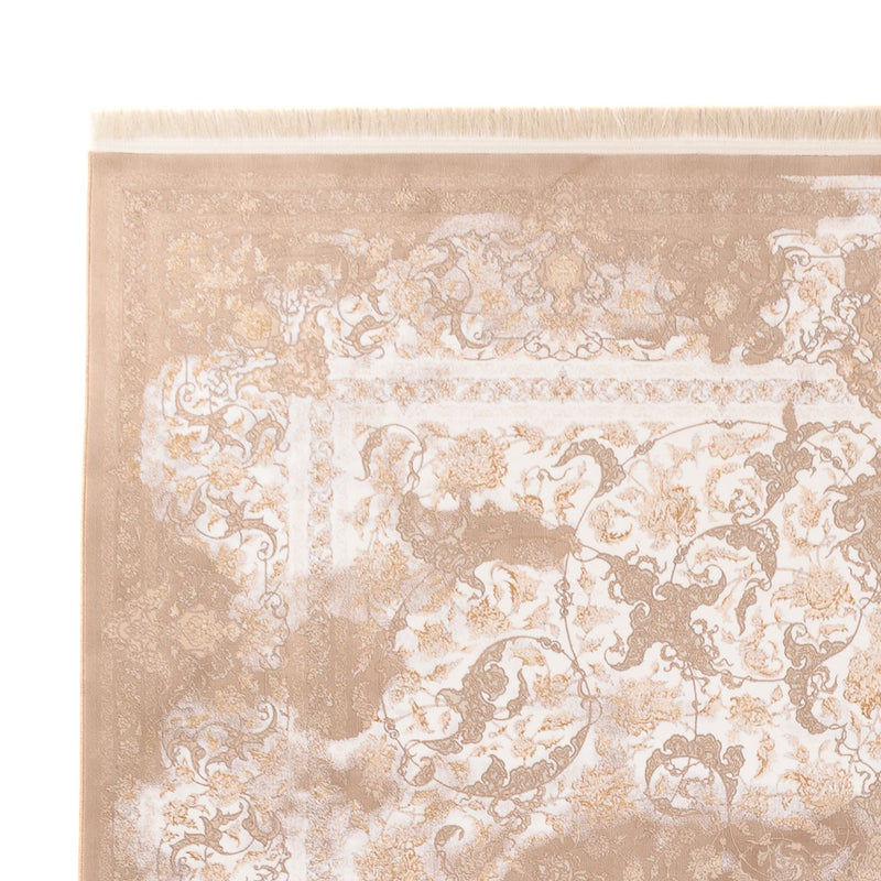 Orientalsk vævet tæppe - 350 x 250 cm - beige