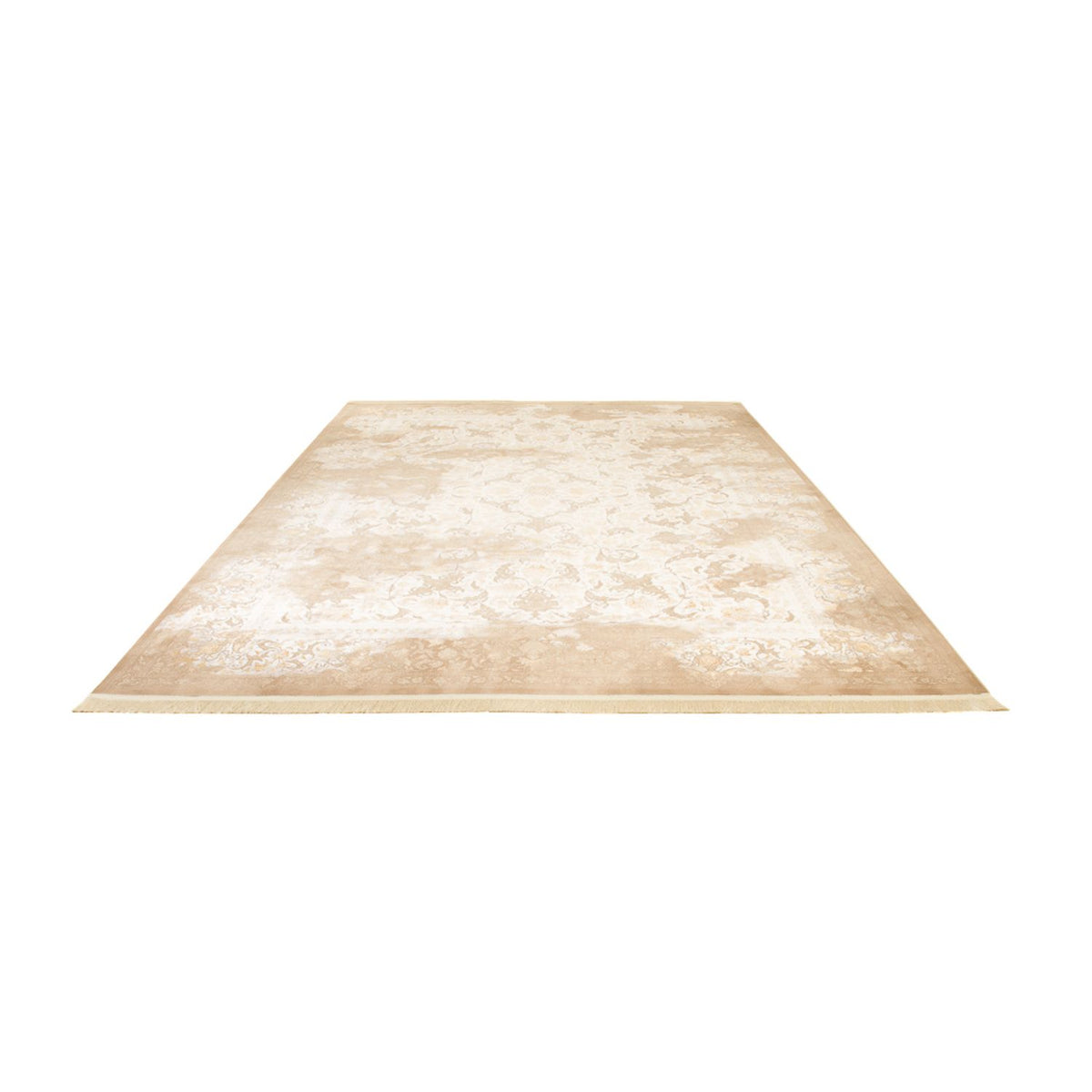 Orientalsk vævet tæppe - 350 x 250 cm - beige