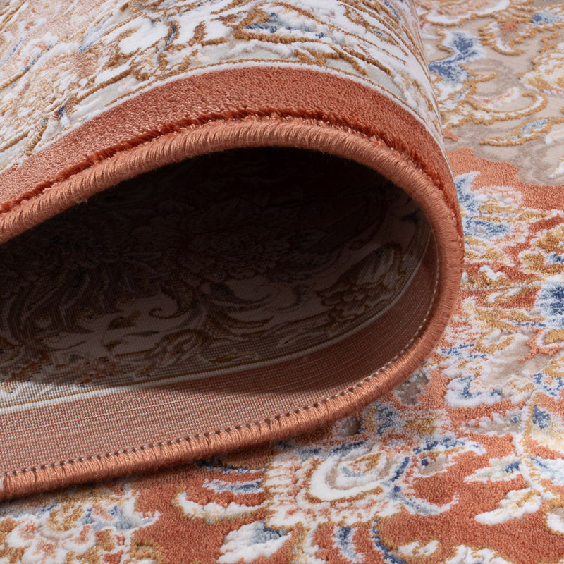 Orientalsk vævet tæppe - 350 x 250 cm - mørk beige