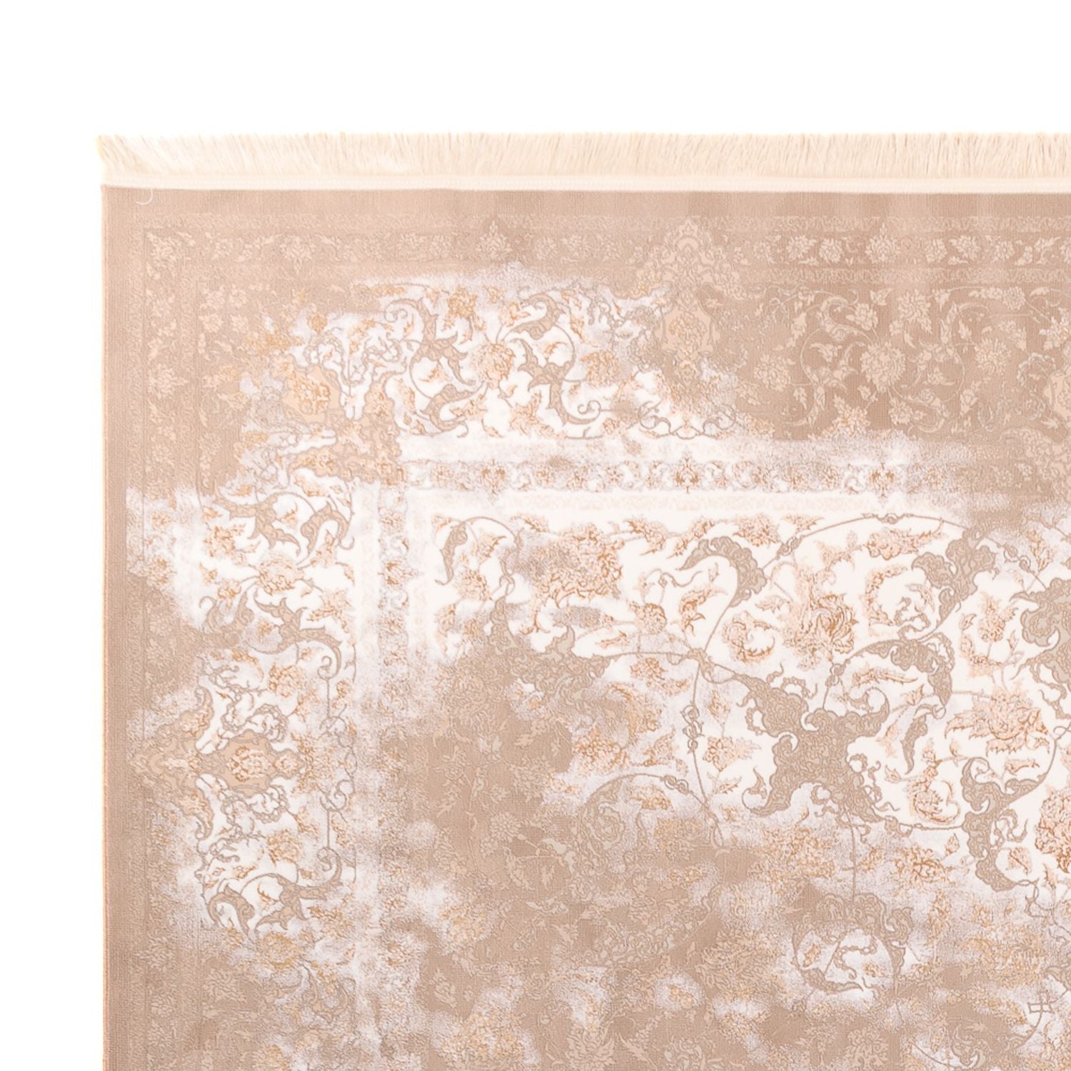 Orientalsk vævet tæppe - 350 x 250 cm - beige