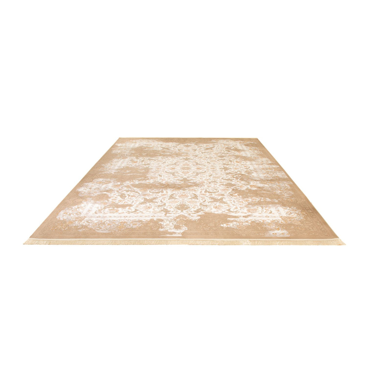 Orientalsk vævet tæppe - 350 x 250 cm - beige