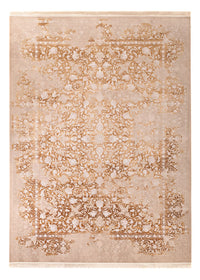 Orientalsk vævet tæppe - 350 x 250 cm - mørk beige