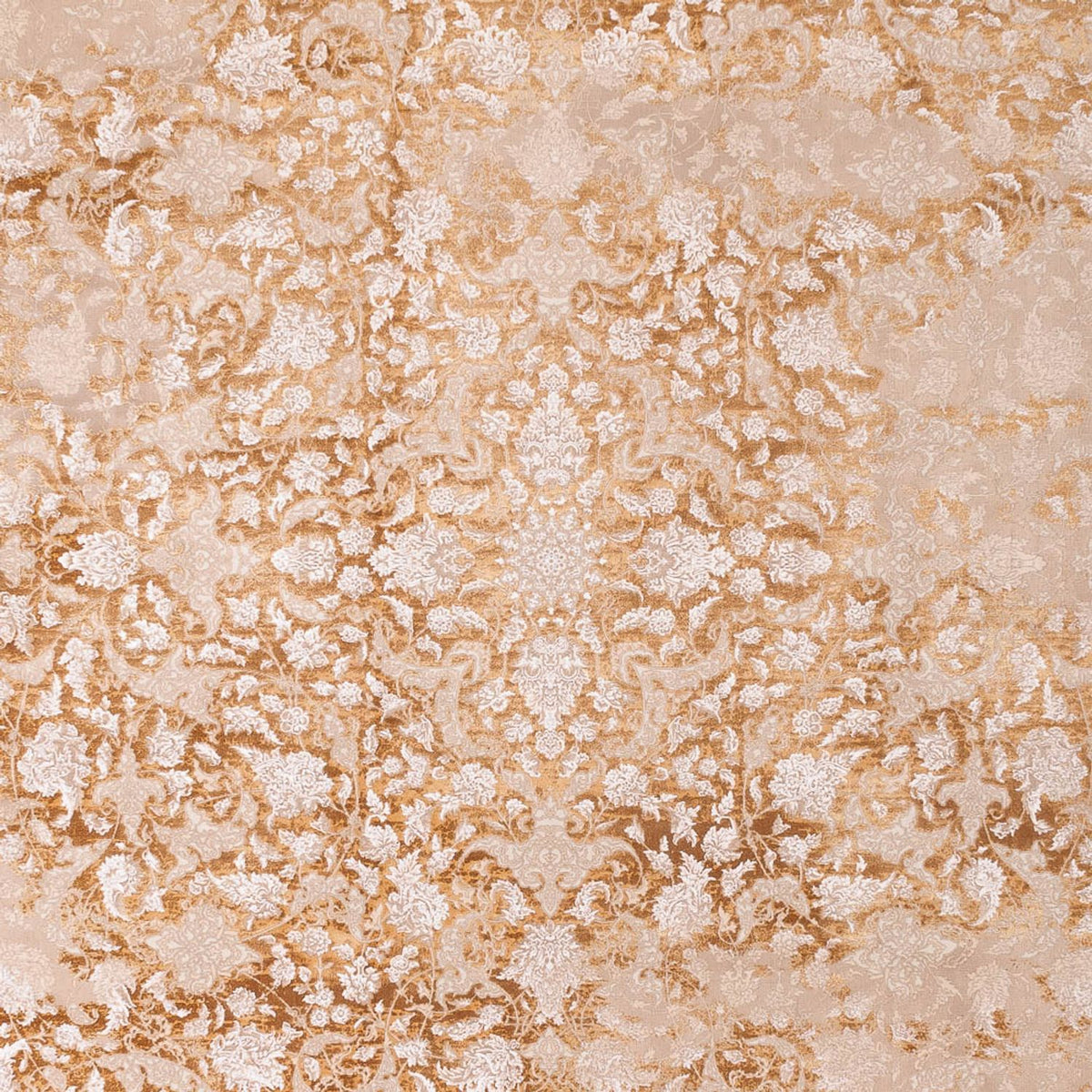 Orientalsk vævet tæppe - 350 x 250 cm - mørk beige