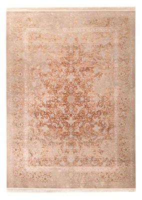 Orientalsk vævet tæppe - 350 x 250 cm - mørk beige