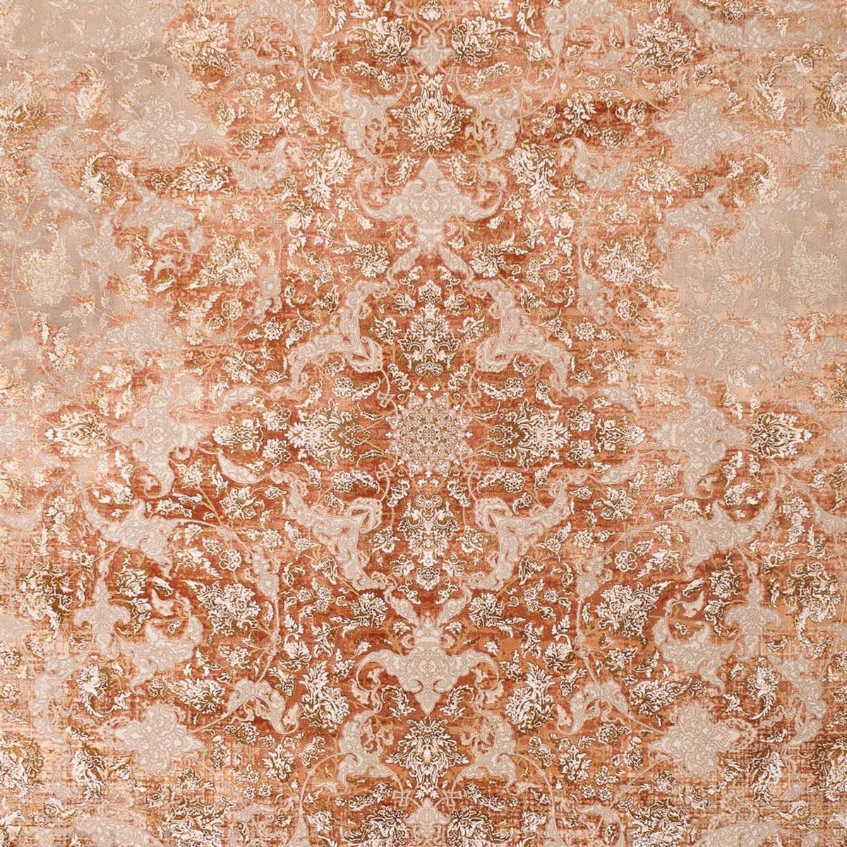 Orientalsk vævet tæppe - 350 x 250 cm - mørk beige
