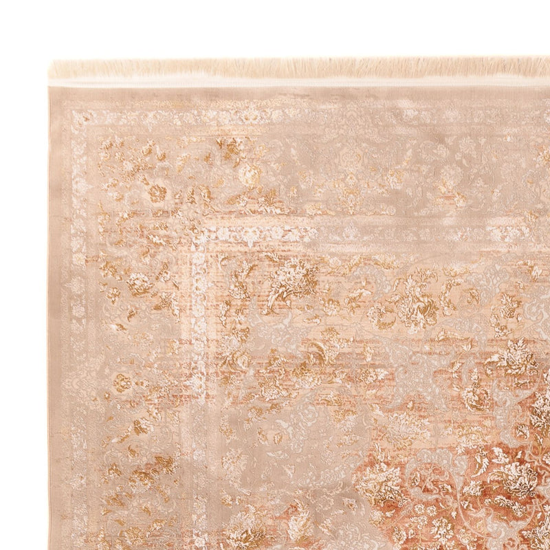 Orientalsk vævet tæppe - 350 x 250 cm - mørk beige