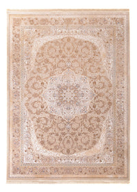 Orientalsk vævet tæppe - 350 x 250 cm - mørk beige