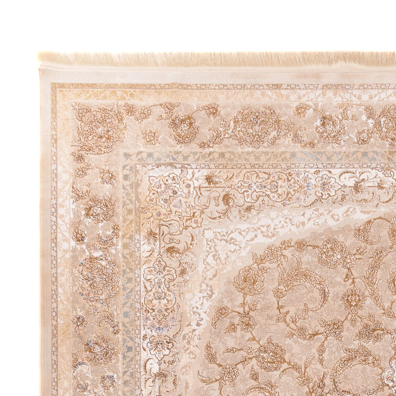 Orientalsk vævet tæppe - 350 x 250 cm - mørk beige