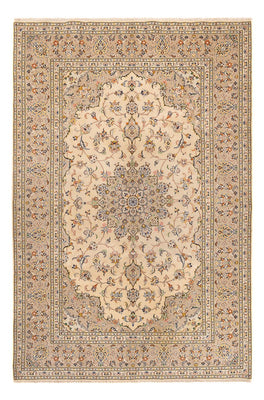 Persisk tæppe - Keshan - 295 x 194 cm - lys beige