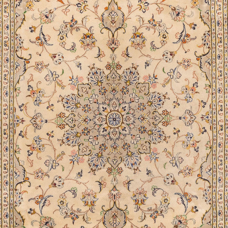 Persisk tæppe - Keshan - 295 x 194 cm - lys beige