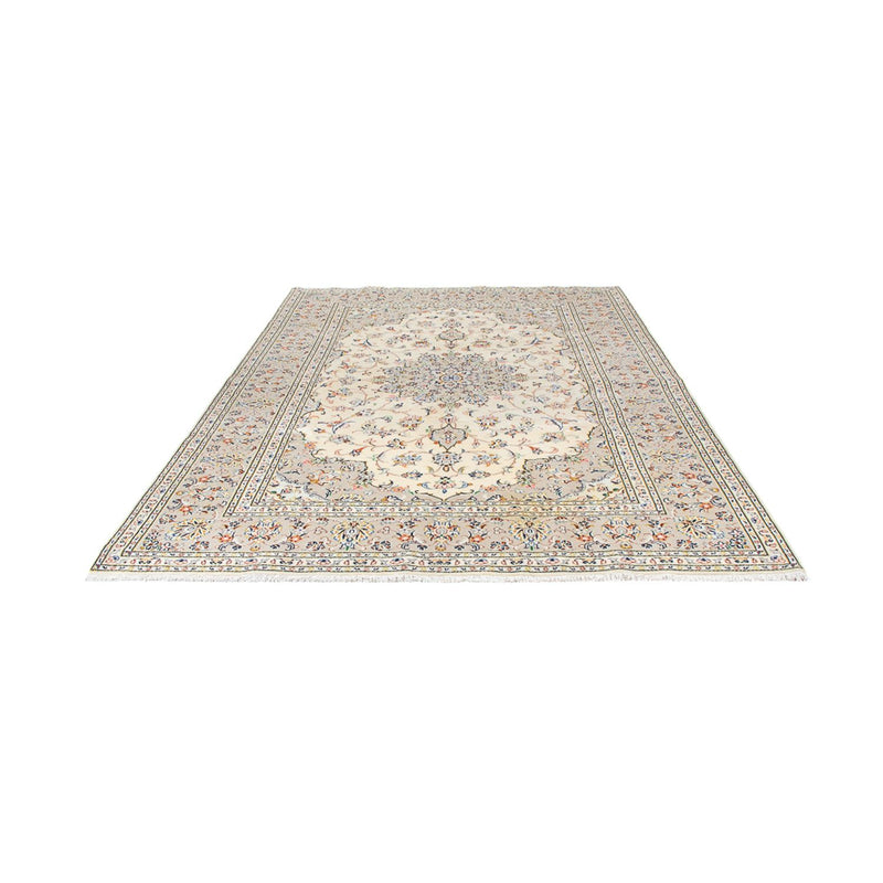 Persisk tæppe - Keshan - 295 x 194 cm - lys beige