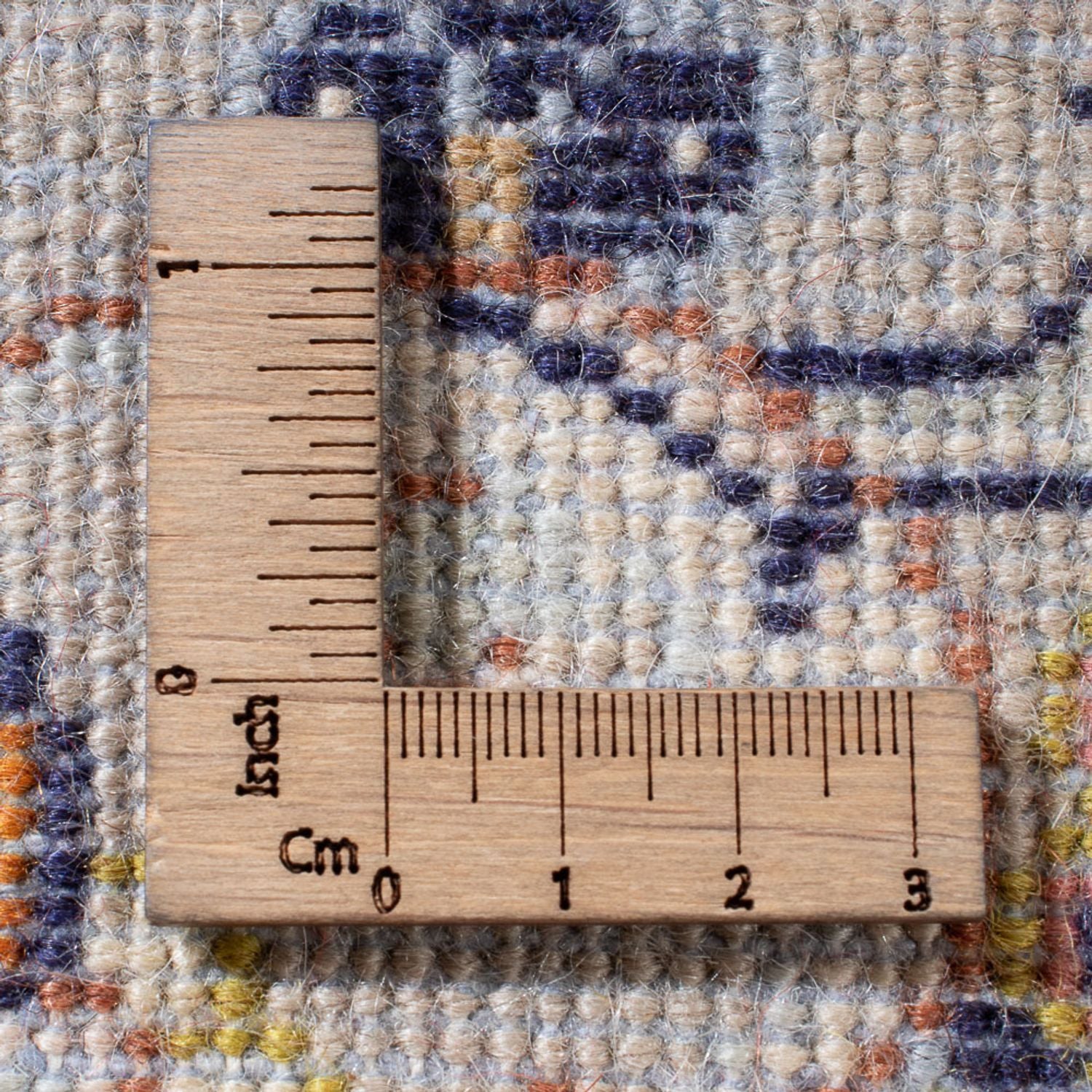 Persisk tæppe - Keshan - 295 x 194 cm - lys beige
