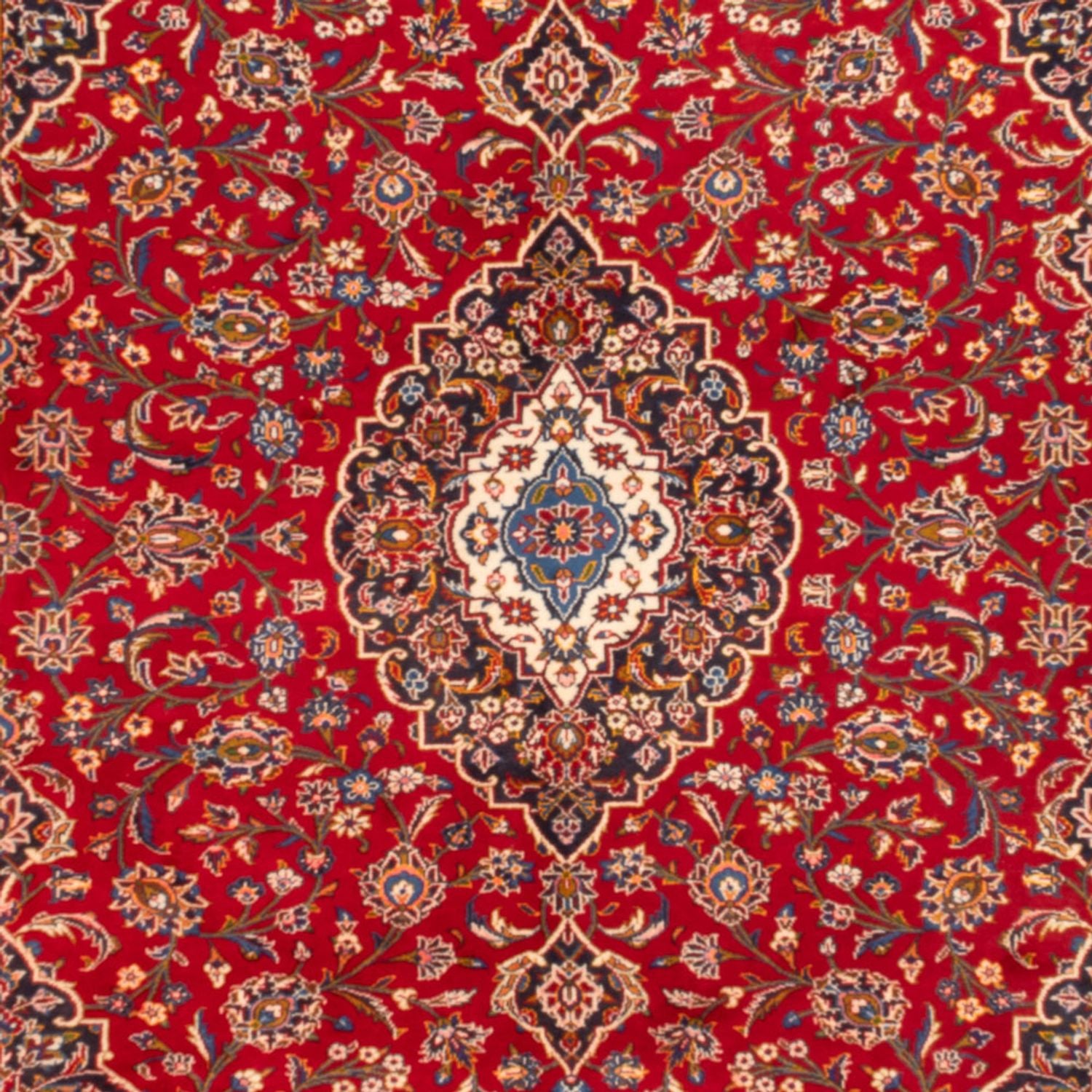 Persisk tæppe - Keshan - 335 x 260 cm - rød