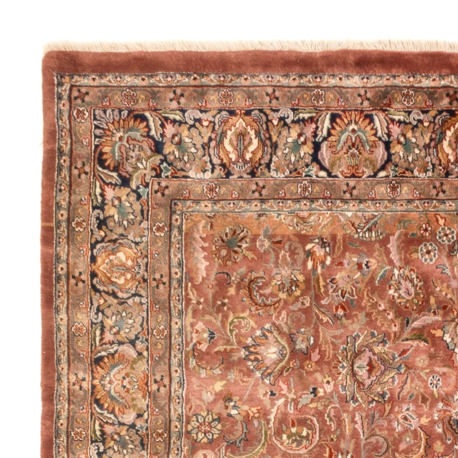 Orientalsk tæppe - Indus - 300 x 250 cm - lysrød