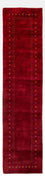 Løber Gabbeh-tæppe - Indus - 300 x 80 cm - rød