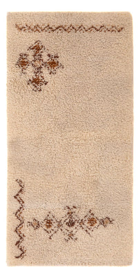 Berber tæppe - 143 x 75 cm - beige