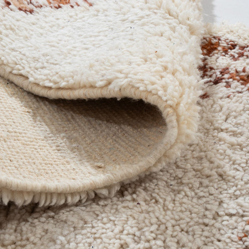 Berber tæppe - 143 x 75 cm - beige