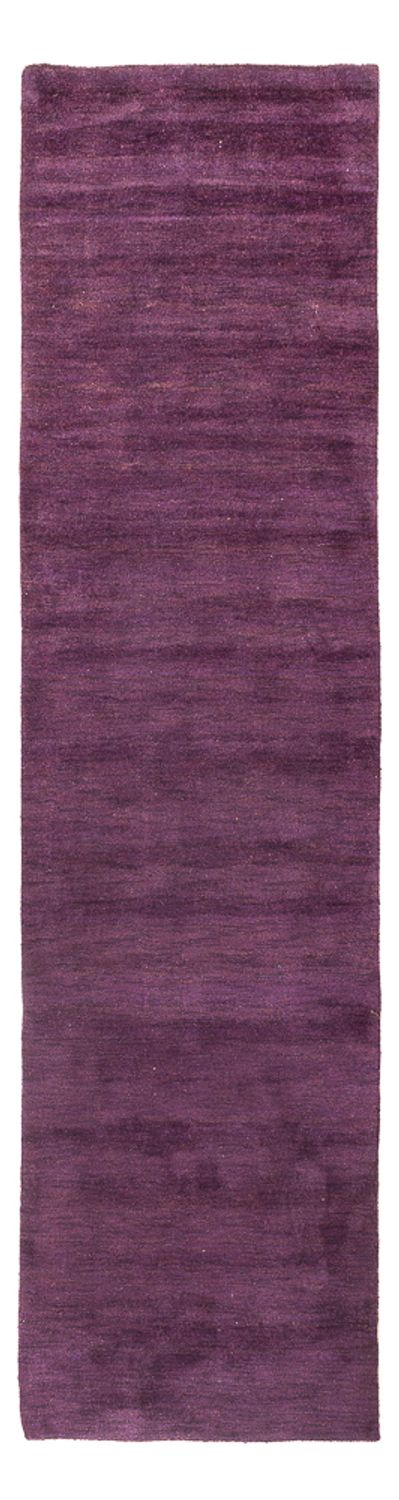 Løber Gabbeh-tæppe - Indus - 300 x 80 cm - lilla
