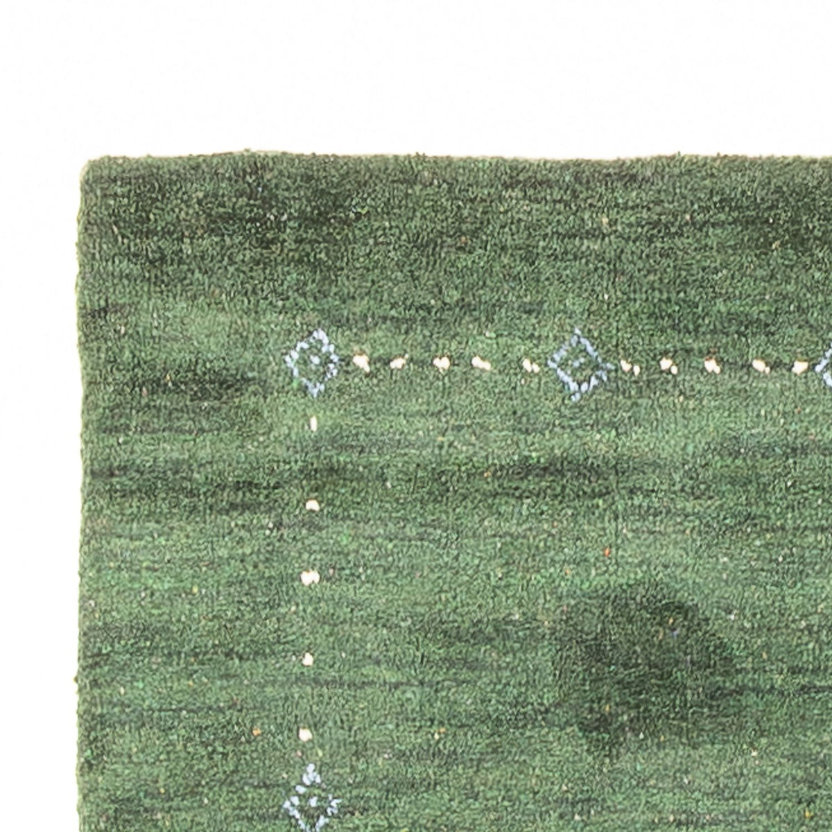 Løber Gabbeh-tæppe - Indus - 300 x 80 cm - grøn