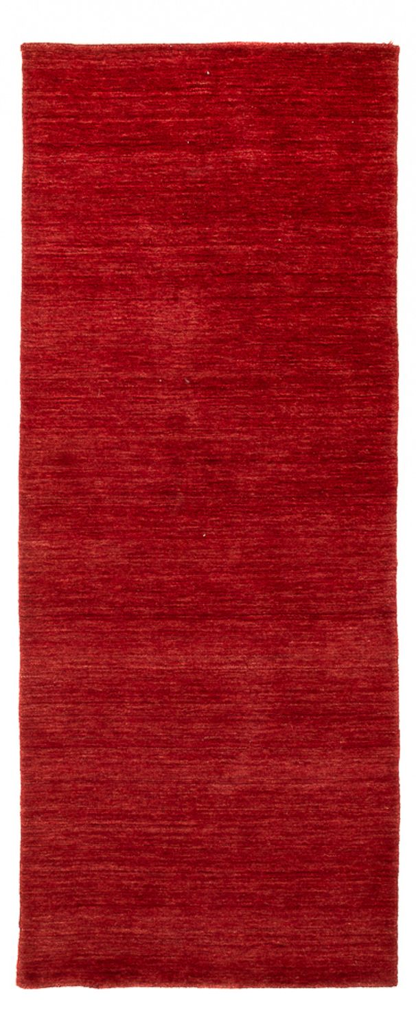 Løber Gabbeh-tæppe - Indus - 200 x 80 cm - rød