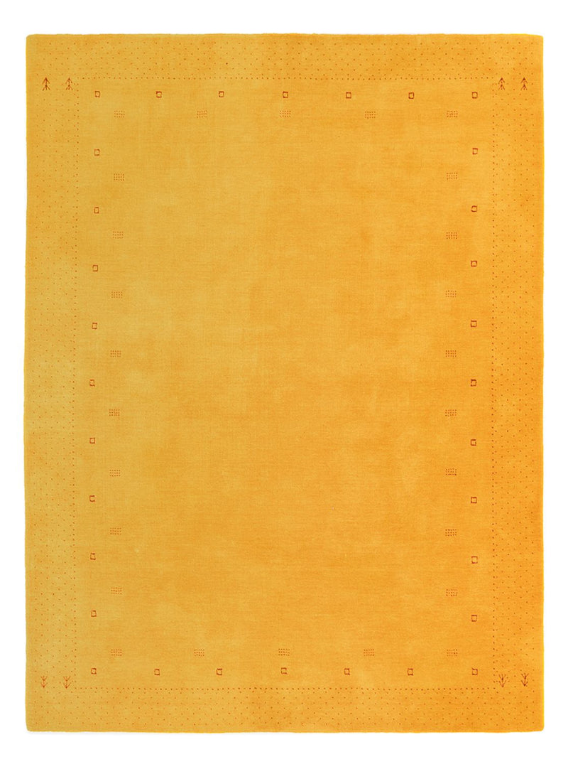 Gabbeh-tæppe - Loribaft Indus - 244 x 180 cm - gul