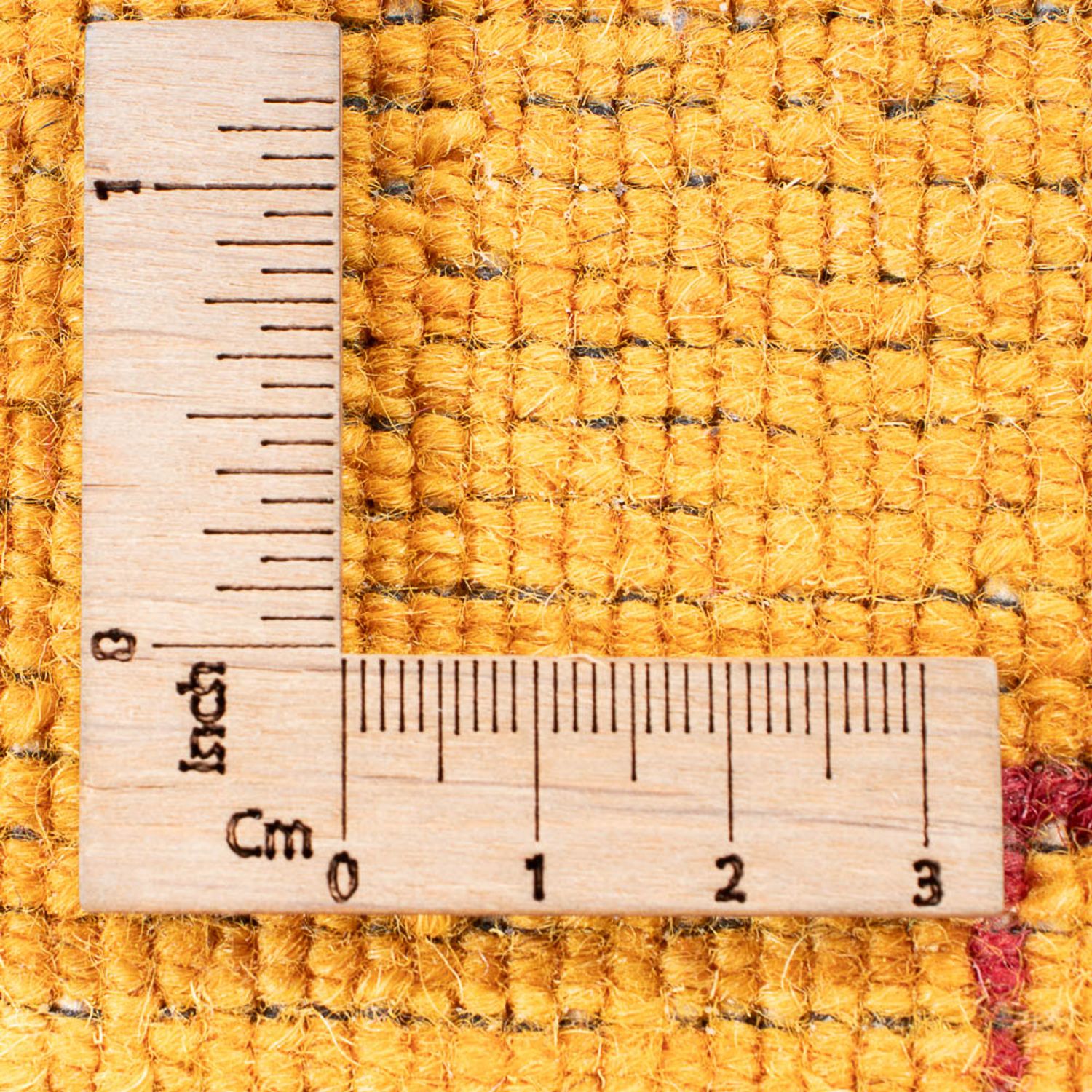 Gabbeh-tæppe - Loribaft Indus - 244 x 180 cm - gul