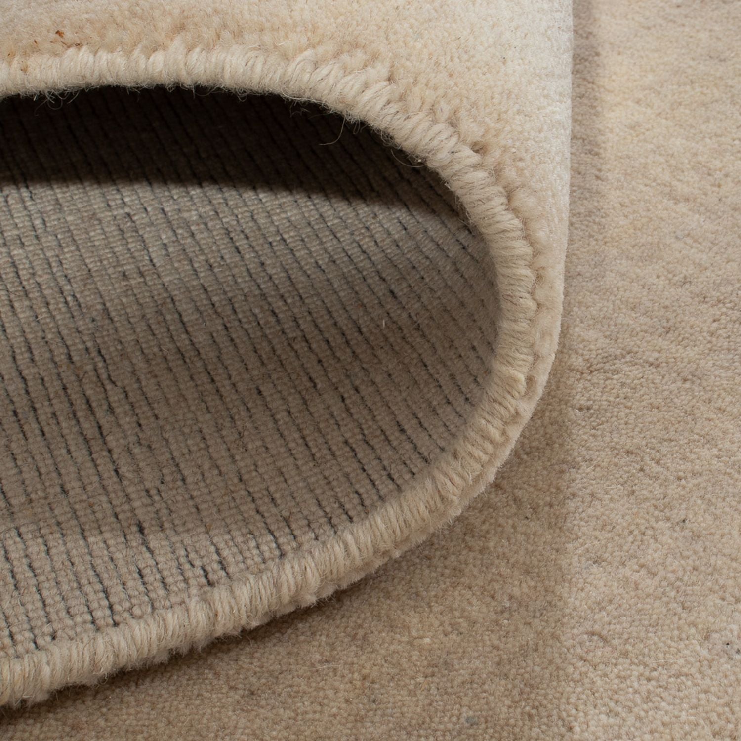 Gabbeh-tæppe - Loribaft Indus firkantet  - 200 x 200 cm - beige