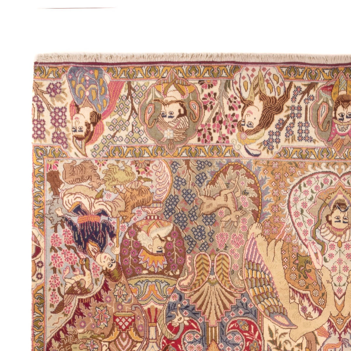 Persisk tæppe - Classic - 390 x 235 cm - flerfarvet