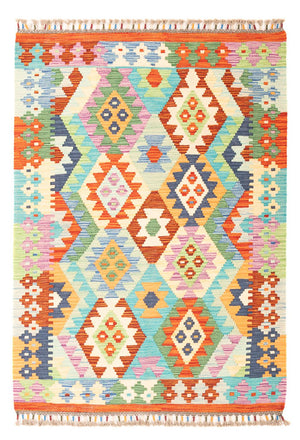 Kelim Carpet - Splash - 165 x 100 cm - flerfarvet