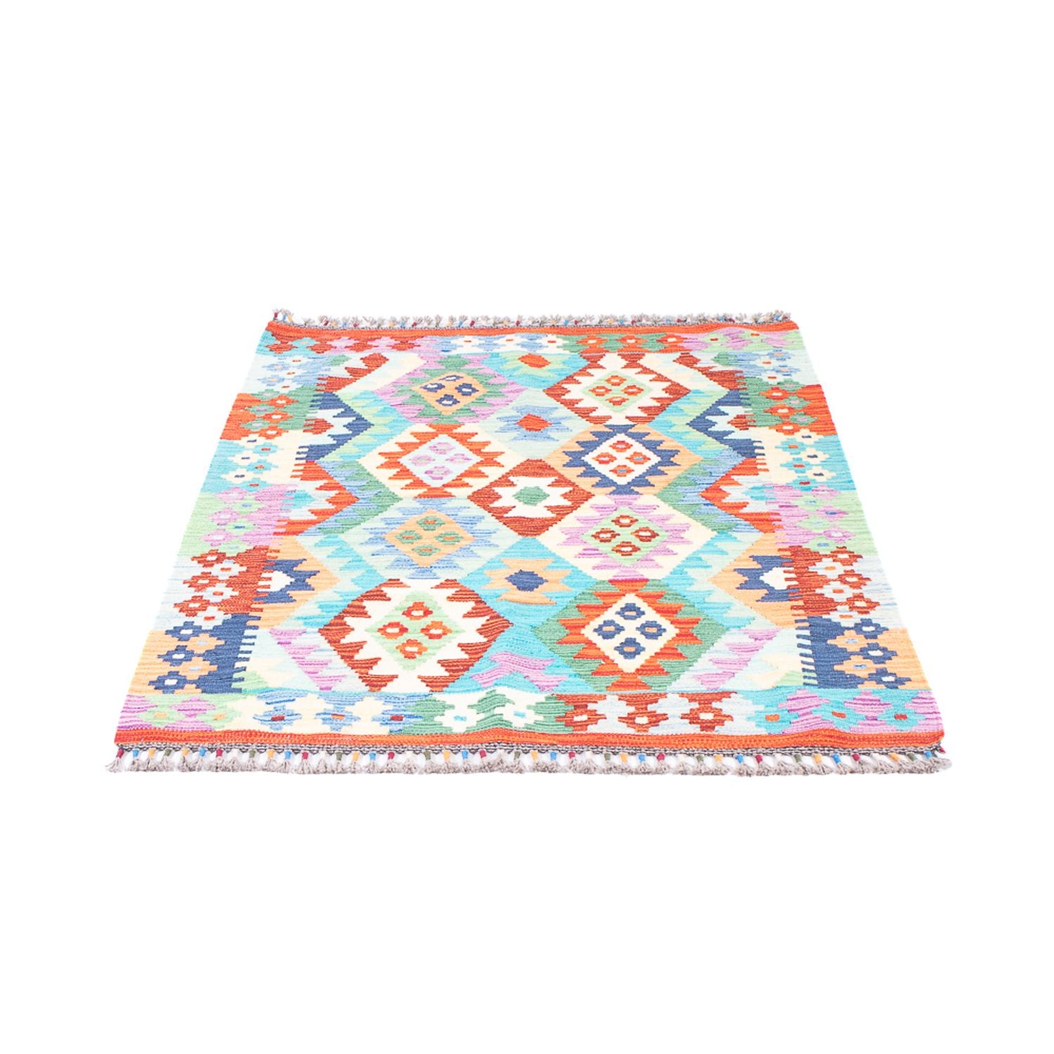 Kelim Carpet - Splash - 165 x 100 cm - flerfarvet