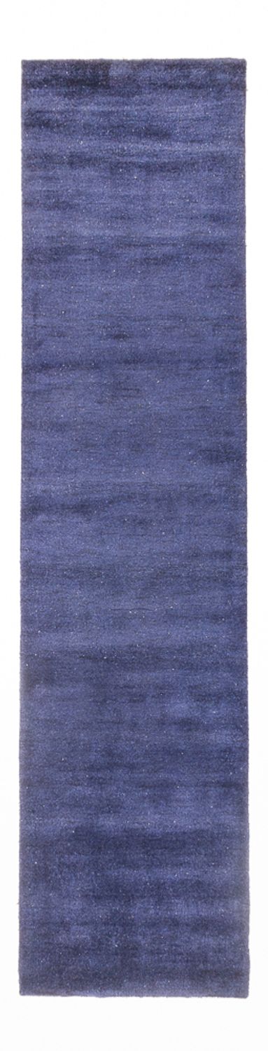 Løber Gabbeh-tæppe - Indus - 300 x 80 cm - blå