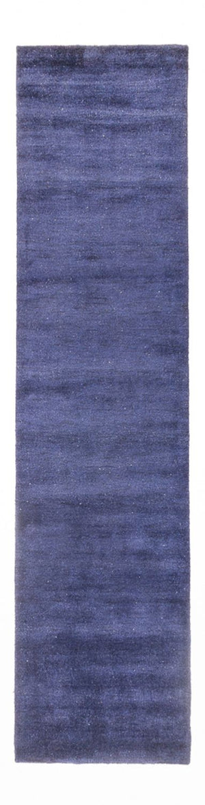 Løber Gabbeh-tæppe - Indus - 300 x 80 cm - blå