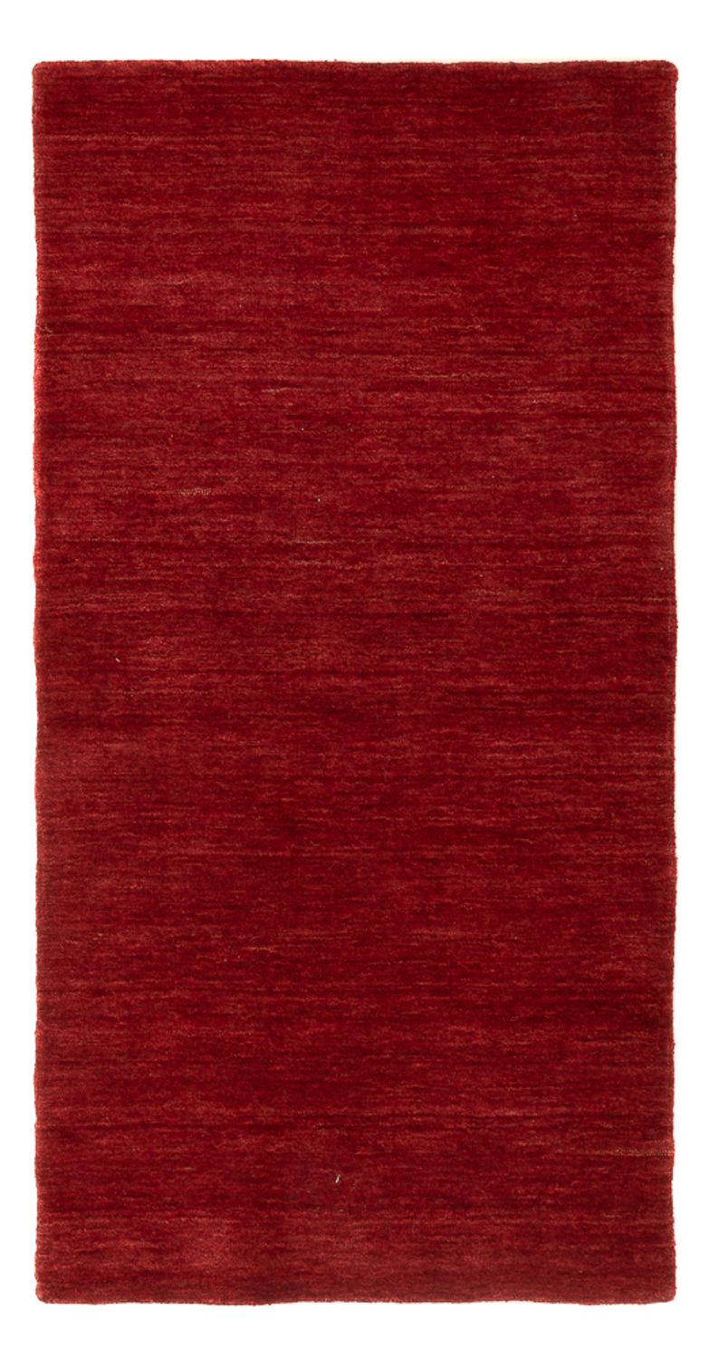 Gabbeh-tæppe - Indus - 140 x 70 cm - mørkerød