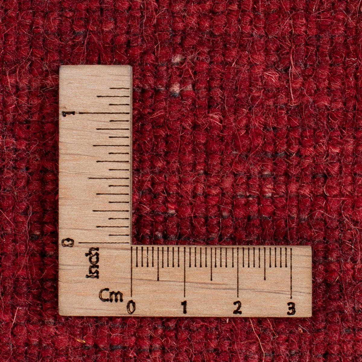 Gabbeh-tæppe - Indus - 140 x 70 cm - mørkerød