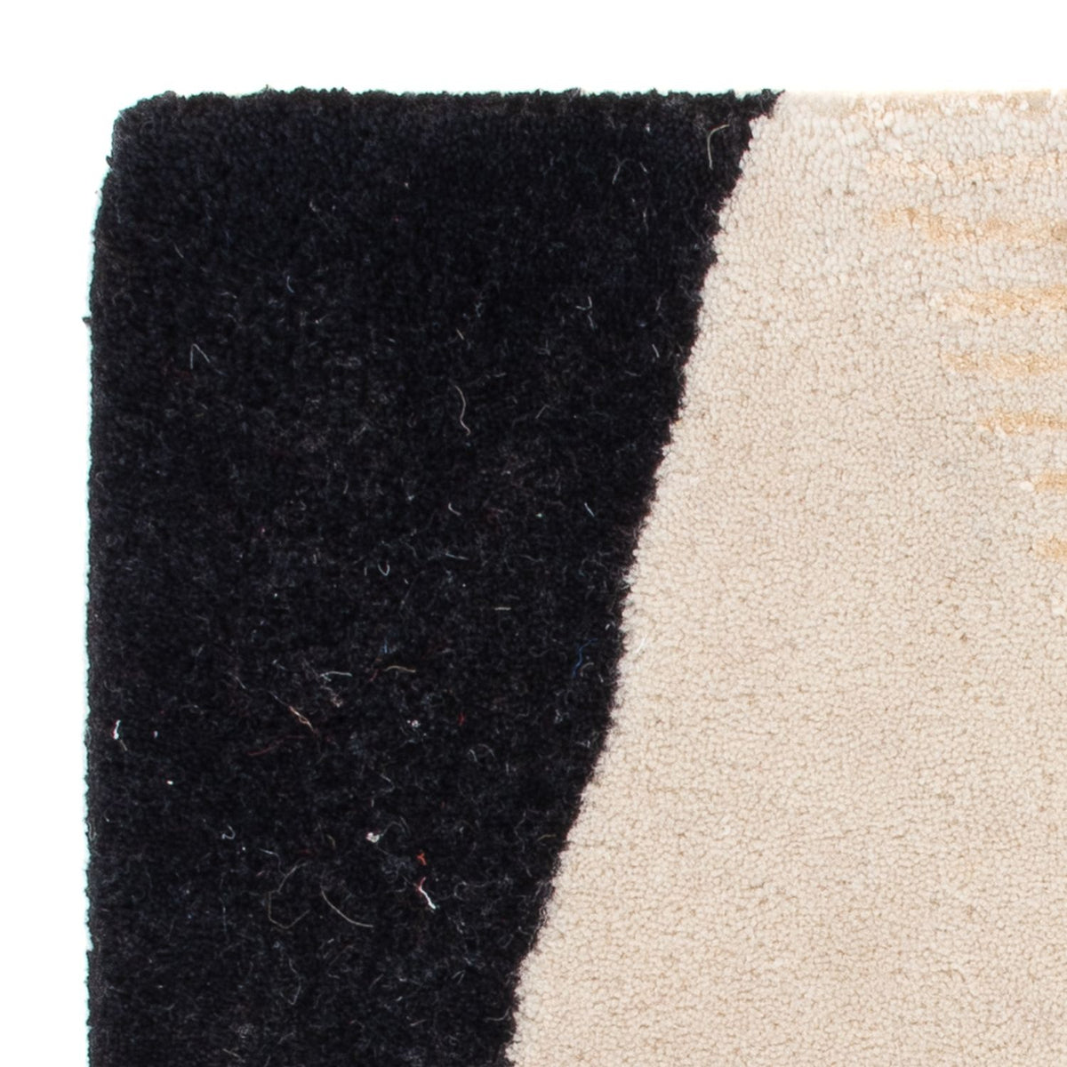 Uldtæppe - 40 x 40 cm - flerfarvet