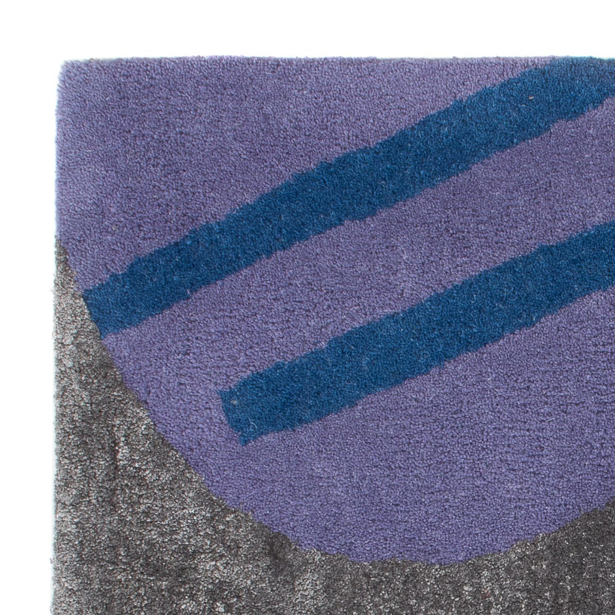 Uldtæppe firkantet  - 63 x 62 cm - flerfarvet