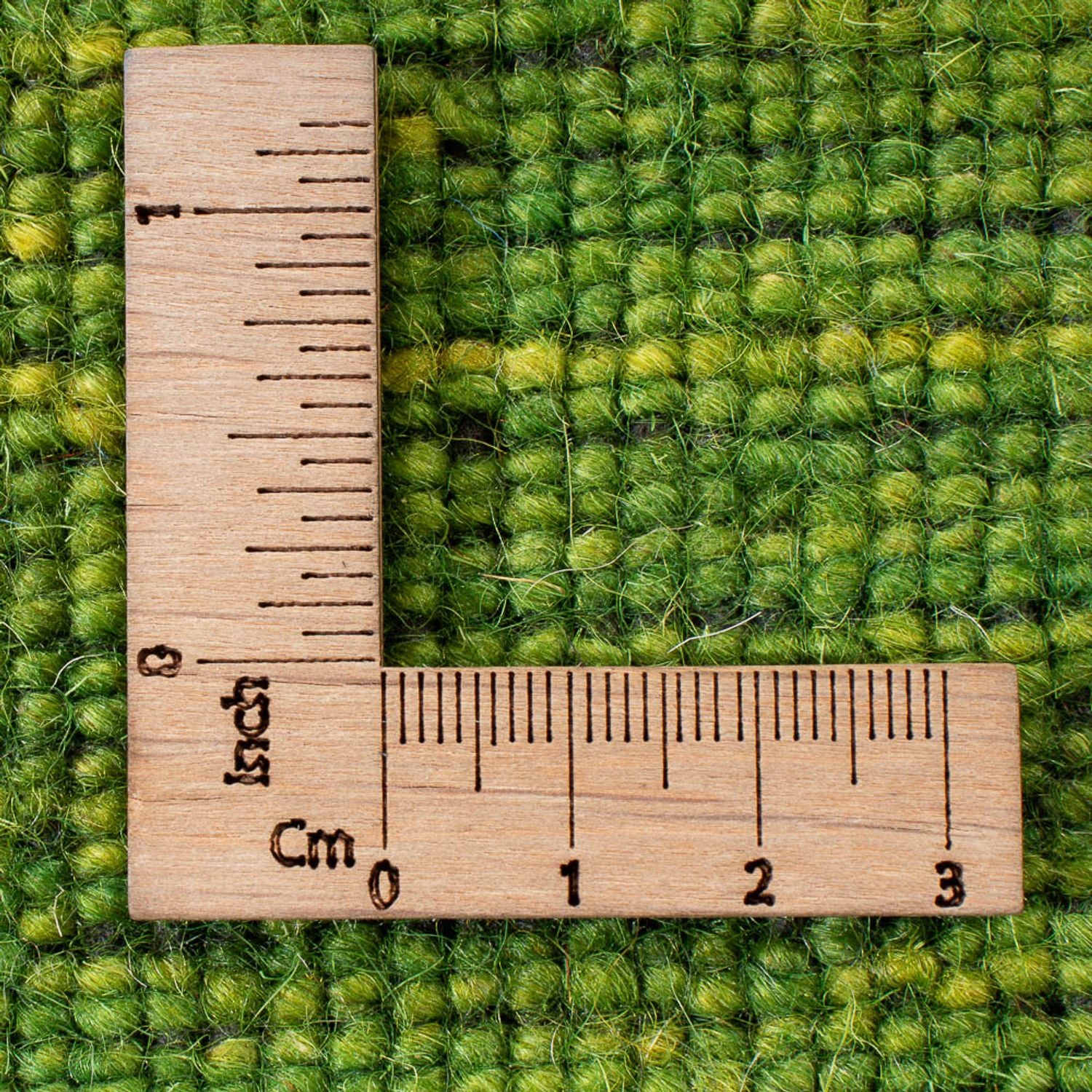 Gabbeh-tæppe - Softy - 60 x 40 cm - grøn