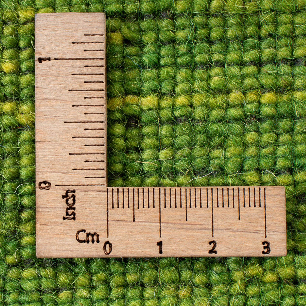 Gabbeh-tæppe - Softy - 60 x 40 cm - grøn