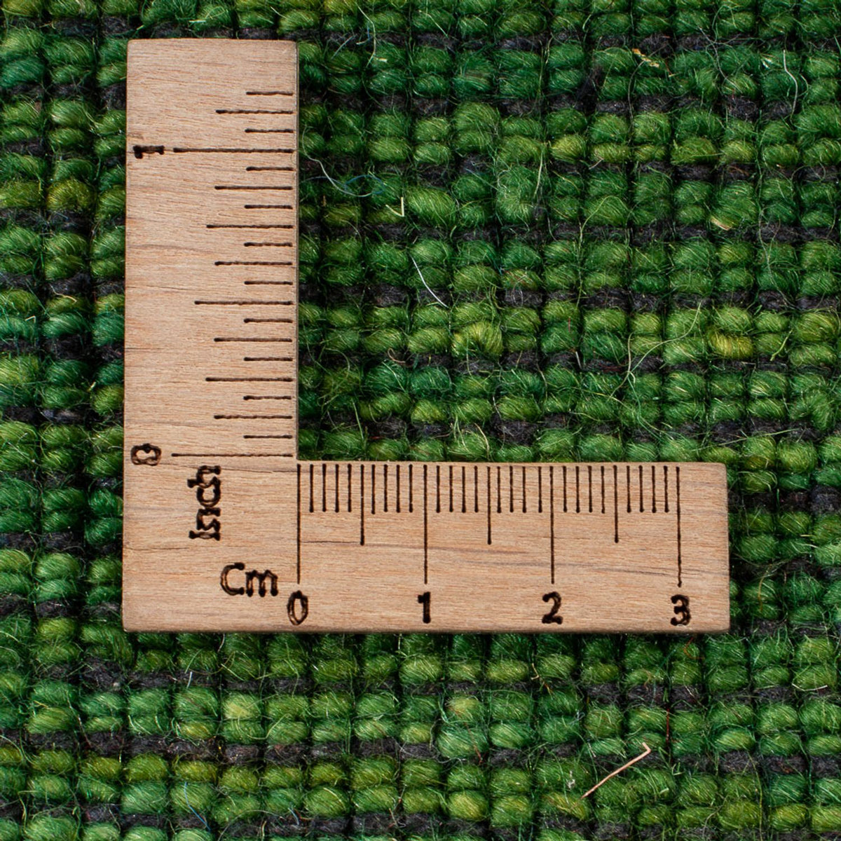 Gabbeh-tæppe - Indus - 60 x 40 cm - grøn