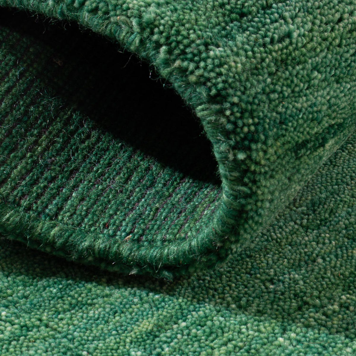 Gabbeh-tæppe - Softy - 90 x 60 cm - grøn