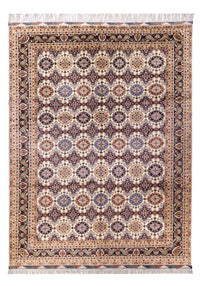Afghansk tæppe - 405 x 295 cm - lys beige