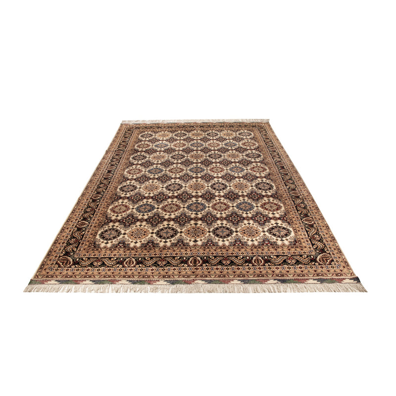 Afghansk tæppe - 405 x 295 cm - lys beige