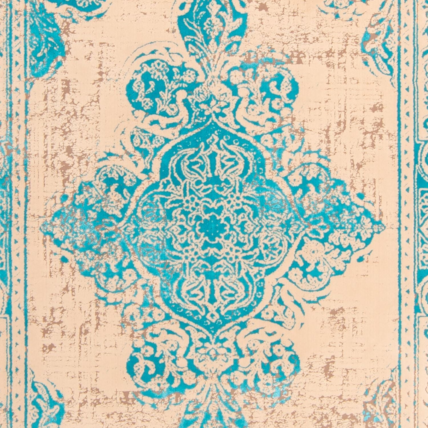 Designer tæppe - 225 x 150 cm - turkis