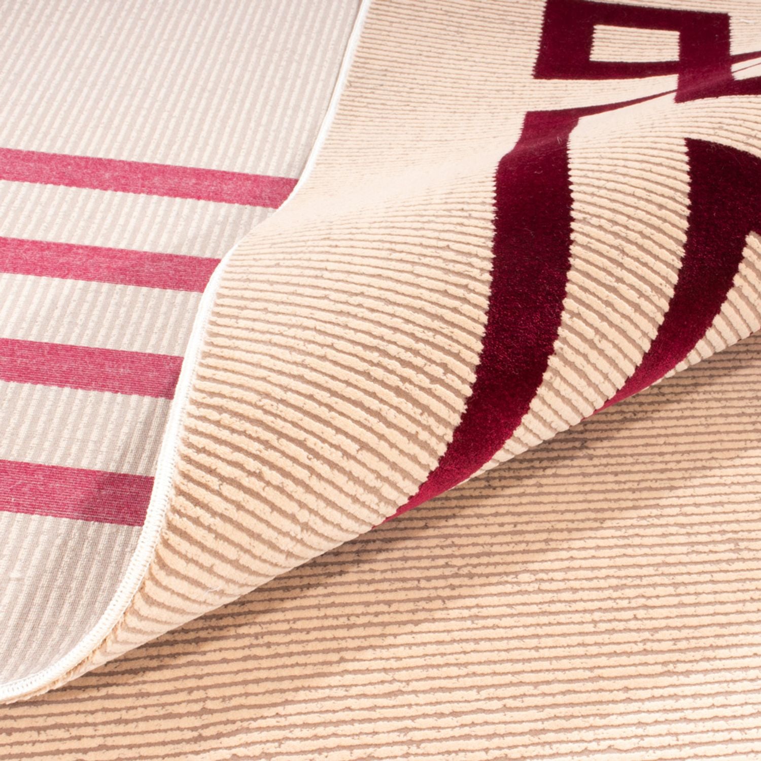 Designer tæppe - 225 x 150 cm - beige