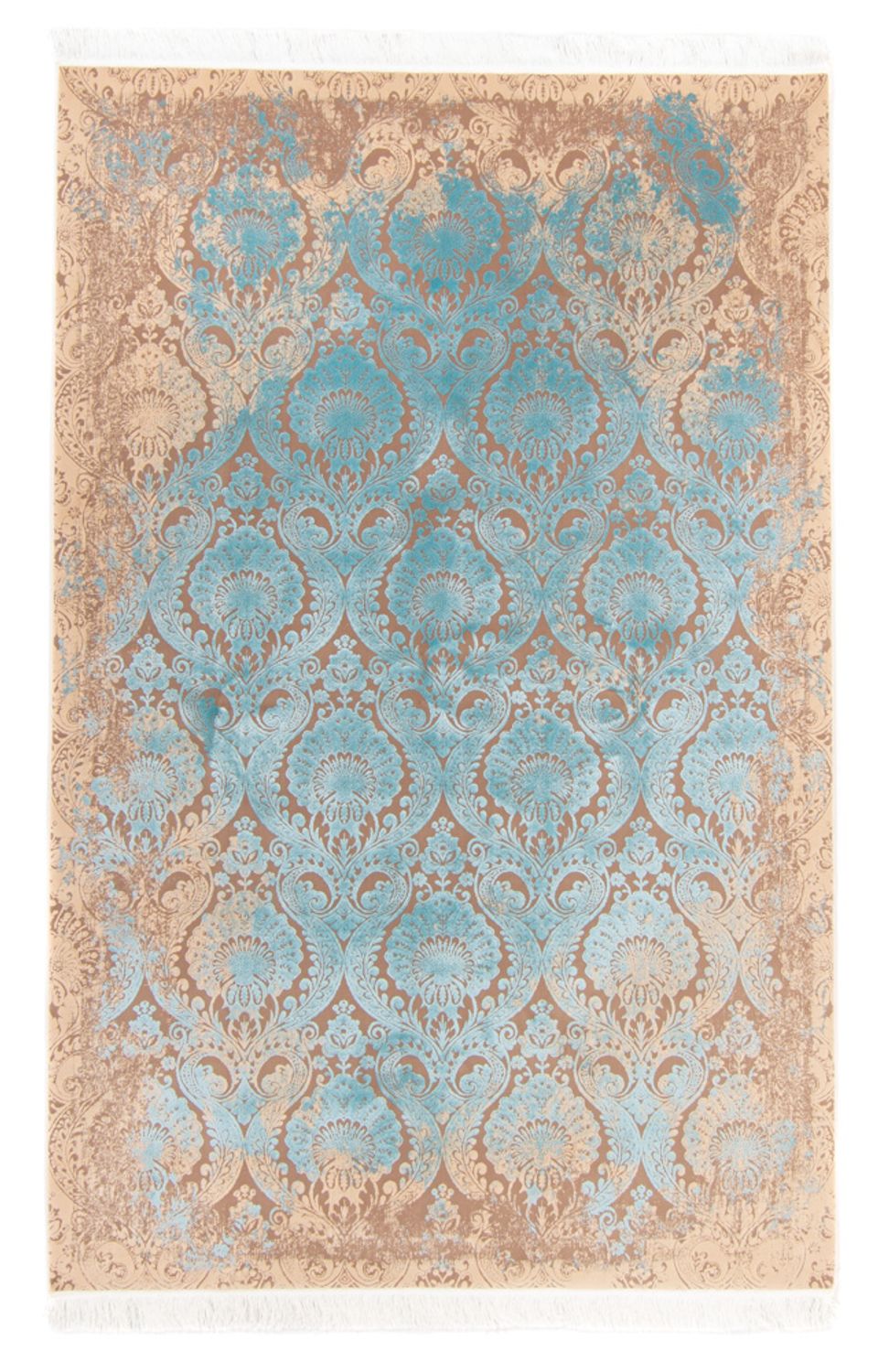 Designer tæppe - 225 x 150 cm - turkis