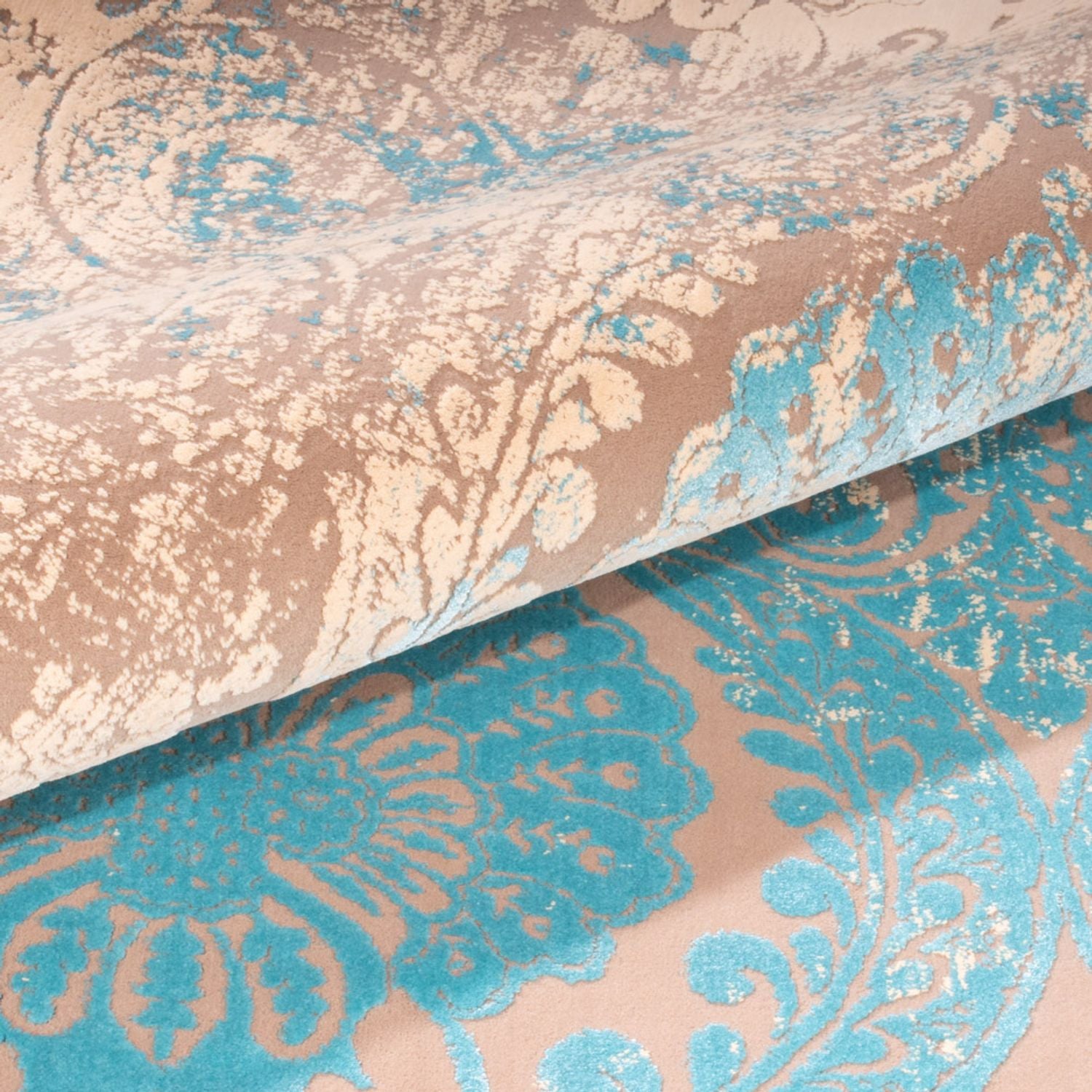 Designer tæppe - 225 x 150 cm - turkis